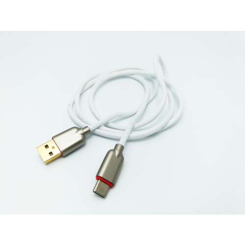 Fehér RONPIN Type-C USB kábel