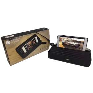 MRG L-V2 Portable Bluetooth Speaker with Phone Stand, Black - Nonbrand Bluetooth Speaker