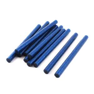 Set of 10 Silicone Sticks 11mm MRG M-417, 20cm Length, Blue 105627703 - Art & Craft
