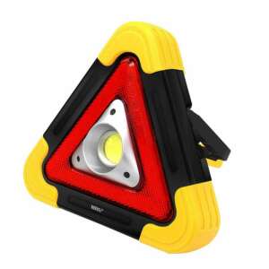 MRG Triunghi Luminos M-HB6609 Rechargeable Emergency Warning Light with COB LED and Red LED - Floodlights and Work Lamp