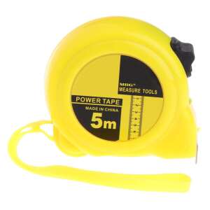 MRG 5m measuring tape, yellow, power tape, made in china - Tool