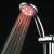 MRG MYC8115 LED shower head with red LED lights, water flowing