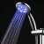 MRG MYC8115 LED shower head with blue LED lights, water flowing