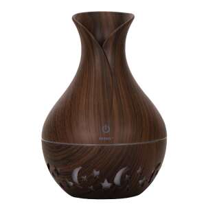 MRG MAJ21003 Wenge woodgrain ultrasonic aroma diffuser humidifier with moon and stars design - Humidifier, Oxygen concentrator, Foot Massager and Electric Blanket Warmer