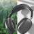 MRG MP9 Plus On Ear Bluetooth Headphones, Black, with forest background