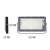 MRG M897 50W LED téglalap alakú reflektor méretei: 212mm x 120mm x 24mm