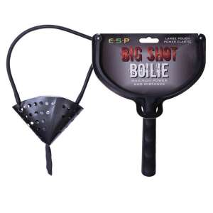ESP Big Shot Boilie csúzli, nagy tasak, erős gumiszalag, maximális erő és távolság - Csúzli & etetőrakéta
