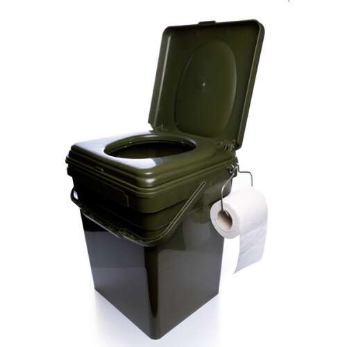 RidgeMonkey Cozee Toilet Seat Full Kit, hordozható WC kempingezéshez, horgászathoz és szabadtéri kalandokhoz