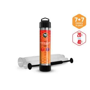 Delphin PVA N'Tastic háló szett 2 az 1-ben, 7+7 méter, 25mm és 35mm, lassan oldódó, tömővel - Csaliháló