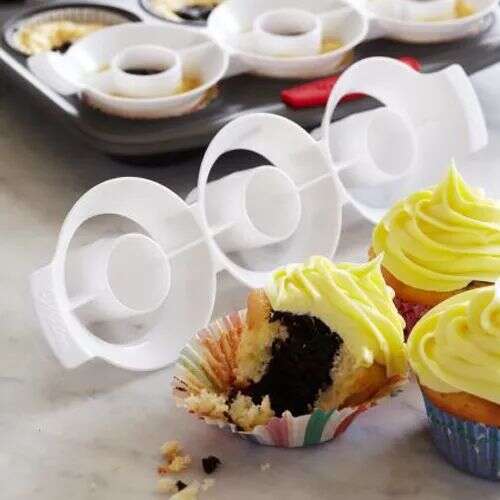 Kéttónusú cupcake készítő, cupcake forma kéttónusú cupcake-ek készítéséhez, kéttónusú cupcake forma kéttónusú cupcake-ek készítéséhez - Otthon és kert