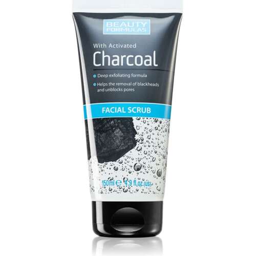 Active Charcoal Face Scrub, Anti-Blackhead, with Beauty Formulas, 150 ml 105661137