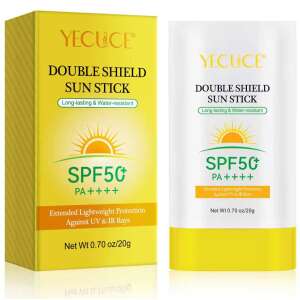 Yecuce Double Shield Sun Stick SPF50 PA++++, long-lasting and water-resistant sunscreen stick, 20g - Sunscreen