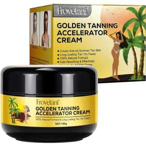 Crema Acceleratoare pentru Bronz de 10 ori mai rapid, Efect Intensificator, Ingrediente 100% Naturale, Frovetani, 100 g