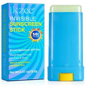 ikzee Invisible Sunscreen Stick SPF 50+ Broad Spectrum UVA UVB Water Resistant 0.47 oz 13.2 g - Sunscreen
