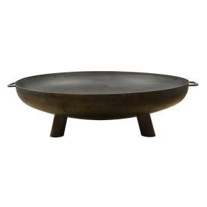 100 cm-es fém tűzrakó tál kültéri fűtéshez - Kerti tűzrakóhely