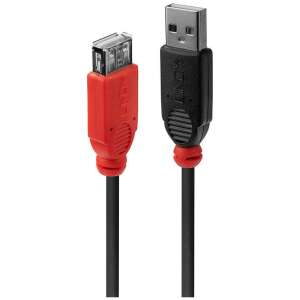 Lindy 42817 5m USB 2.0 A to A cable, black - USB Cable