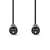 Kabel optyczny audio | Wtyk TosLink | Wtyk TosLink | 10,0 m | Okrągły | PVC | Czarny | Etykieta 105843552