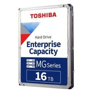 Изглед под ъгъл на твърдия диск Toshiba MG09 16TB Enterprise Capacity - Компютър и аксесоари
