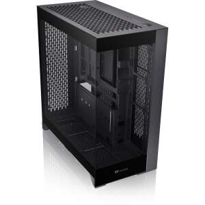 Thermaltake CTE E660 MX Midi Tower számítógép ház, fekete, oldalnézet - Számítógépház