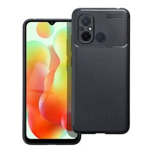 Xiaomi Redmi 12C Carbon Premium schwarzes Handyhülle, Rückseitenhülle, Silikonhülle, Karbonmuster - Handyhüllen