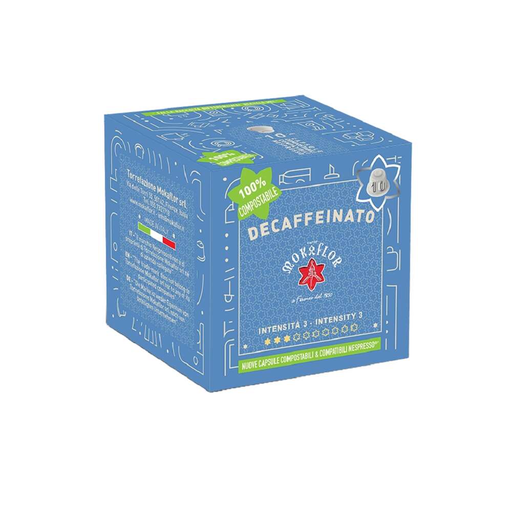 Cafea capsule 10 bucati, compatibile Nespresso, Decaf - Mokaflor