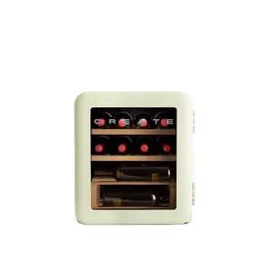 CREATE Retro Wine Cooler, 12 bottle capacity, pastel green - Wine Cooler