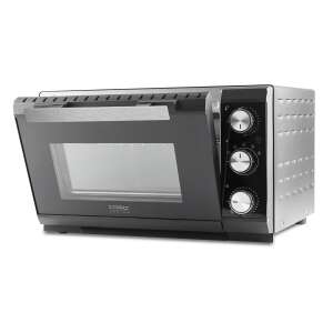 Caso TO20 electric convection oven, black with stainless steel accents - Caso