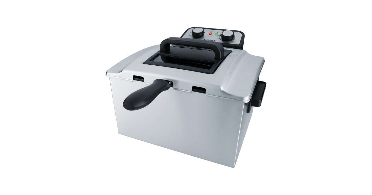 Friggitrice Ad Aria Steba DF 300 - 5 Litri, 3000W, Colore Grigio Acciaio - Indipendente E Compatta