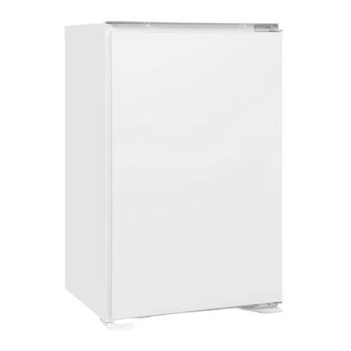 Exquisit Beépített mini hűtőszekrény, teljes űrtartalom 118 liter, magasság 88 cm, 4 csillagos fagyasztó, zöldség/gyümölcs rekesz, 2 üvegpolc, LED belső világítás, mechanikus hőfokszabályozás