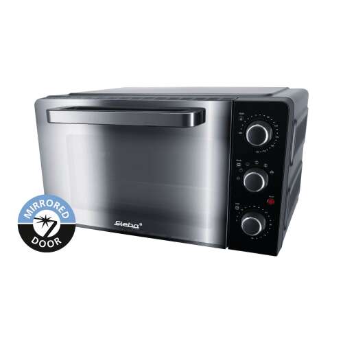 Električna konvekcijska pećnica Steba Germany, KB224, kapacitet 24 litre, preklopna konvekcija, funkcija rotacije, podesiva temperatura do 230°C, dvostruka staklena zrcalna vrata, rotacijski prekidač, zvučni signal 105665679