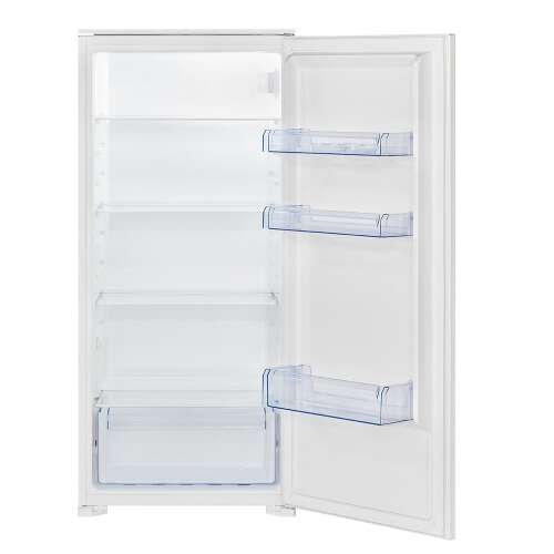 Bomann beépíthető hűtőszekrény, VSE7811W, H 122 cm, űrtartalom 199 liter, alacsony fogyasztás, SMART hőmérséklet szabályzó funkció, 4 biztonsági üveg polc, 3 polc az ajtón, LED belső világítá