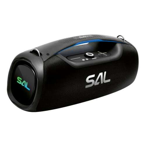 SAL BT9000 tragbarer Bluetooth-Lautsprecher, schwarz, 100W, wasserdicht, mit Griff
