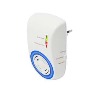 Home by Somogyi UH12 Nagetierabwehr, Ultraschall- und elektromagnetisches Schädlingsbekämpfungsgerät, weiß, schräger Blick - Nagetierabwehrgeräte