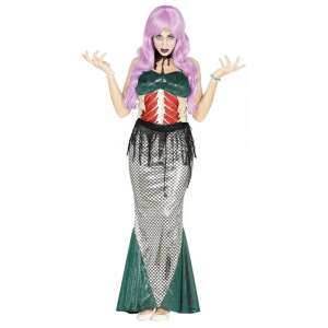 Zombie Mermaid Costume for Adults, XS-S Size - Dressing Accessory
