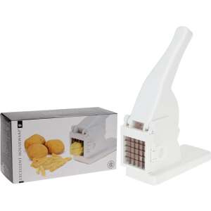Excellent Houseware potato cutter, white, for making french fries - Handheld slicer