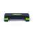 ModernHOME adjustable step platform with non-slip surface, black and green