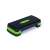 ModernHOME adjustable step platform with non-slip surface, black and green