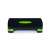 ModernHOME adjustable step platform with non-slip surface, black and green