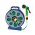 Flexibilis 15m Garden Hose Reel Set with 7-pattern Spray Nozzle