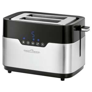 ProfiCook PC-TA 1170 inox toster 2-plastkowy z wyświetlaczem cyfrowym i sterowaniem dotykowym - Toster