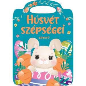 Húsvét szépségei kifestő könyv, egy aranyos nyuszival a borítón - Gyermek & Ifjúsági könyv