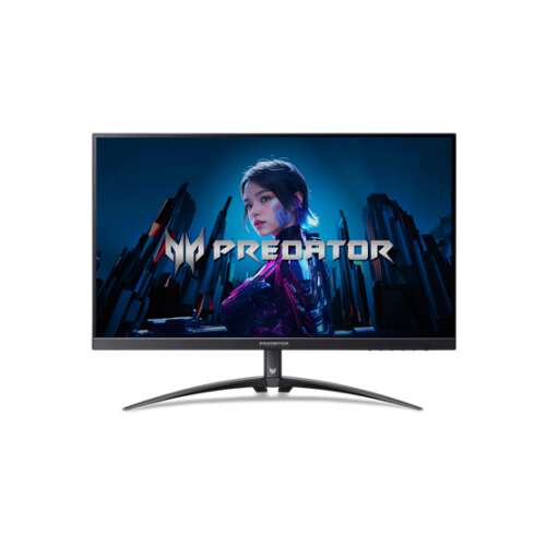 Monitor de gaming Acer Predator XB323QUM3bmiiphx de 31,5 inci QHD 180Hz cu FreeSync Premium, design ZeroFrame și suport HDR10