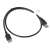 Kabel USB 2.0 Lanberg A do A, 0,7 m, czarny