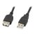 Przewód przedłużający USB 2.0 Lanberg 70cm, USB Typ A męski na żeński