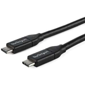 StarTech.com USB-C - USB-C kábel, 1 méter, fekete - Adatkábel