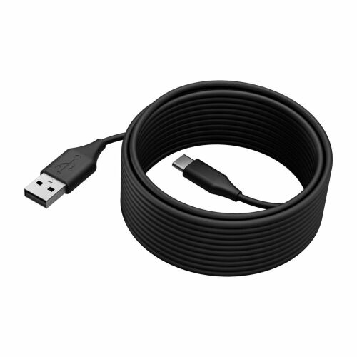 Jabra USB-C към USB-A кабел, 5m, Черен