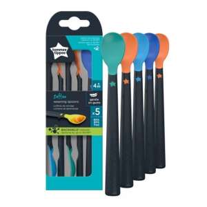 Tommee Tippee Softee etetőkanalak, 5 db-os csomag, gyengéd az ínyhez, BPA mentes, 4 hónapos kortól - Tommee Tippee