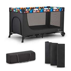 Kinderkraft Joy 2 Happy Shapes 2in1 Reisebett #schwarz