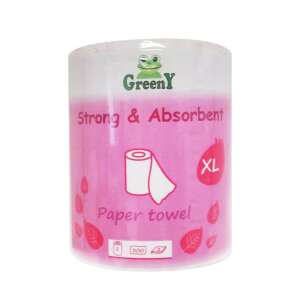 Háztartási papírtörlő kéztörlő 2 rétegű 300 lapos egyesével csomagolt Greeny Monoroll 300 XL 105786498 - Papírtörlő