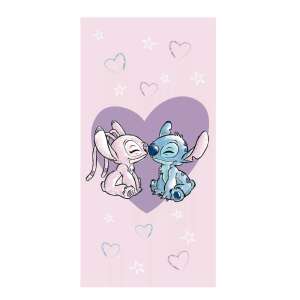 Lilo és Stitch A csillagkutya törölköző, rózsaszín 70x140 cm, Disney - Jerry Fabrics
